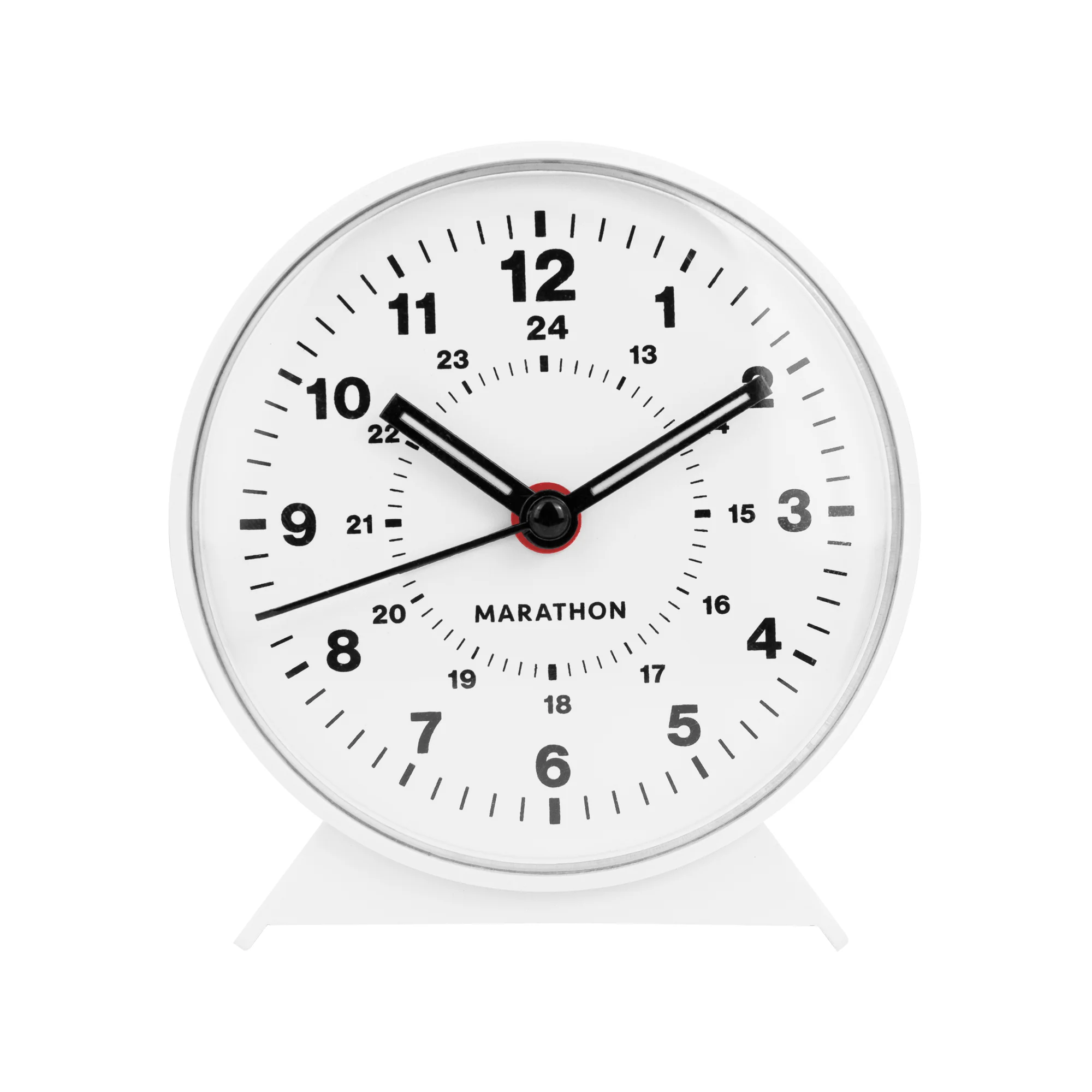 Alarm Clock with Mechanical Wind Up - White - Image 3