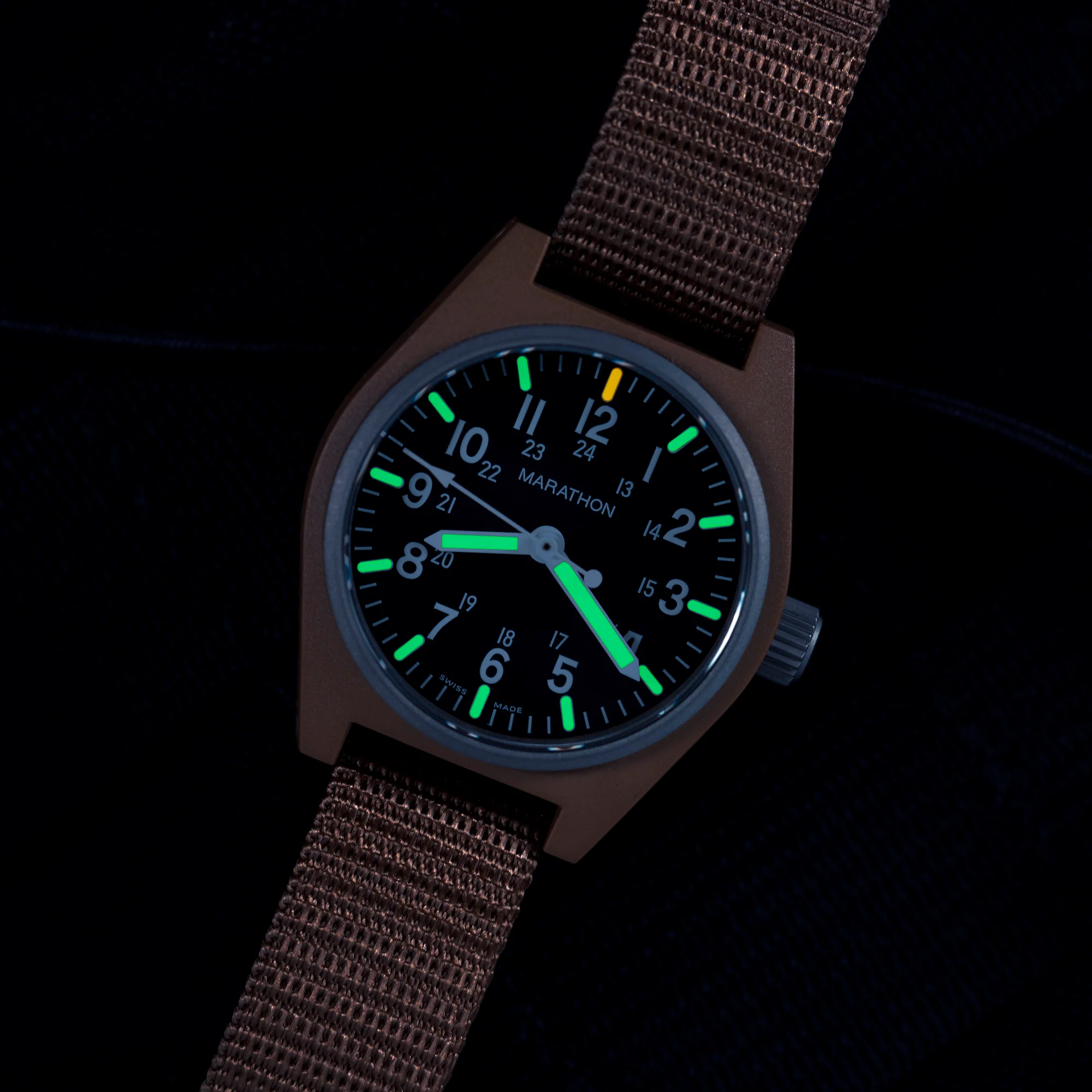 34mm Desert Tan General Purpose Quartz with MaraGlo (GPQ) - Image 4