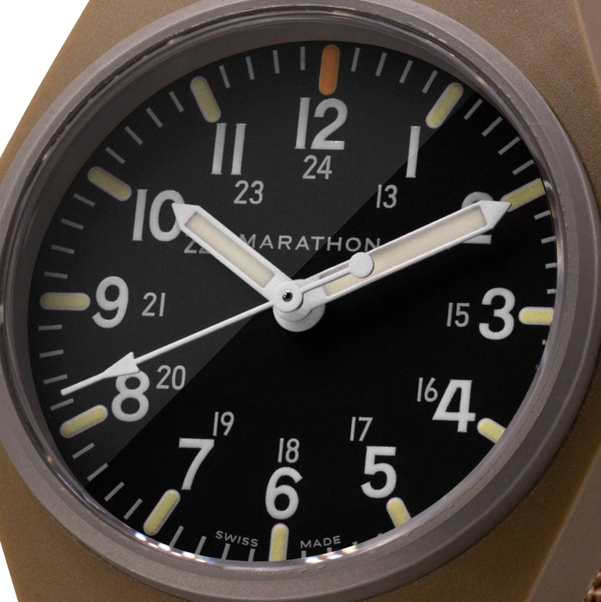 34mm Desert Tan General Purpose Quartz with MaraGlo (GPQ) - Image 8