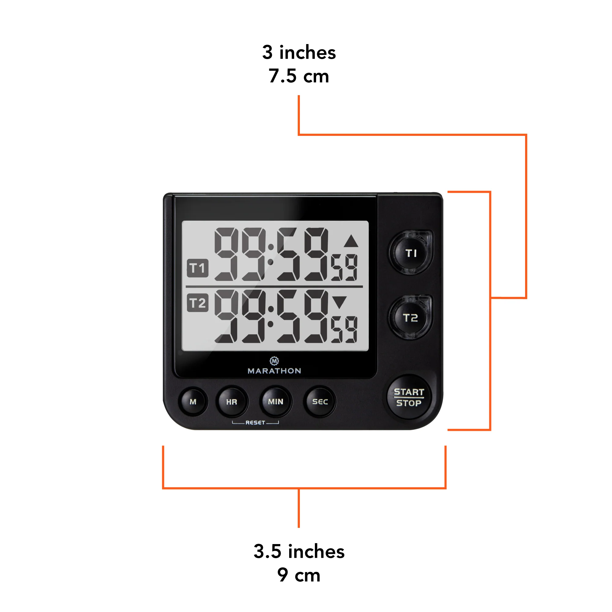 Dual Timer with Large Display, Magnetic Back and Stand - Image 4