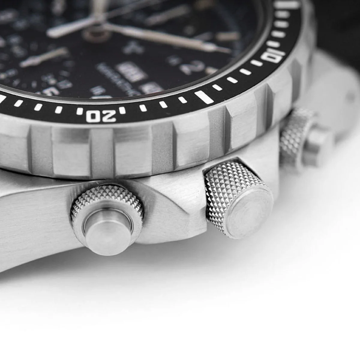 46mm Jumbo Diver/Pilot's Automatic Chronograph (CSAR) with Stainless Steel Bracelet - Image 9