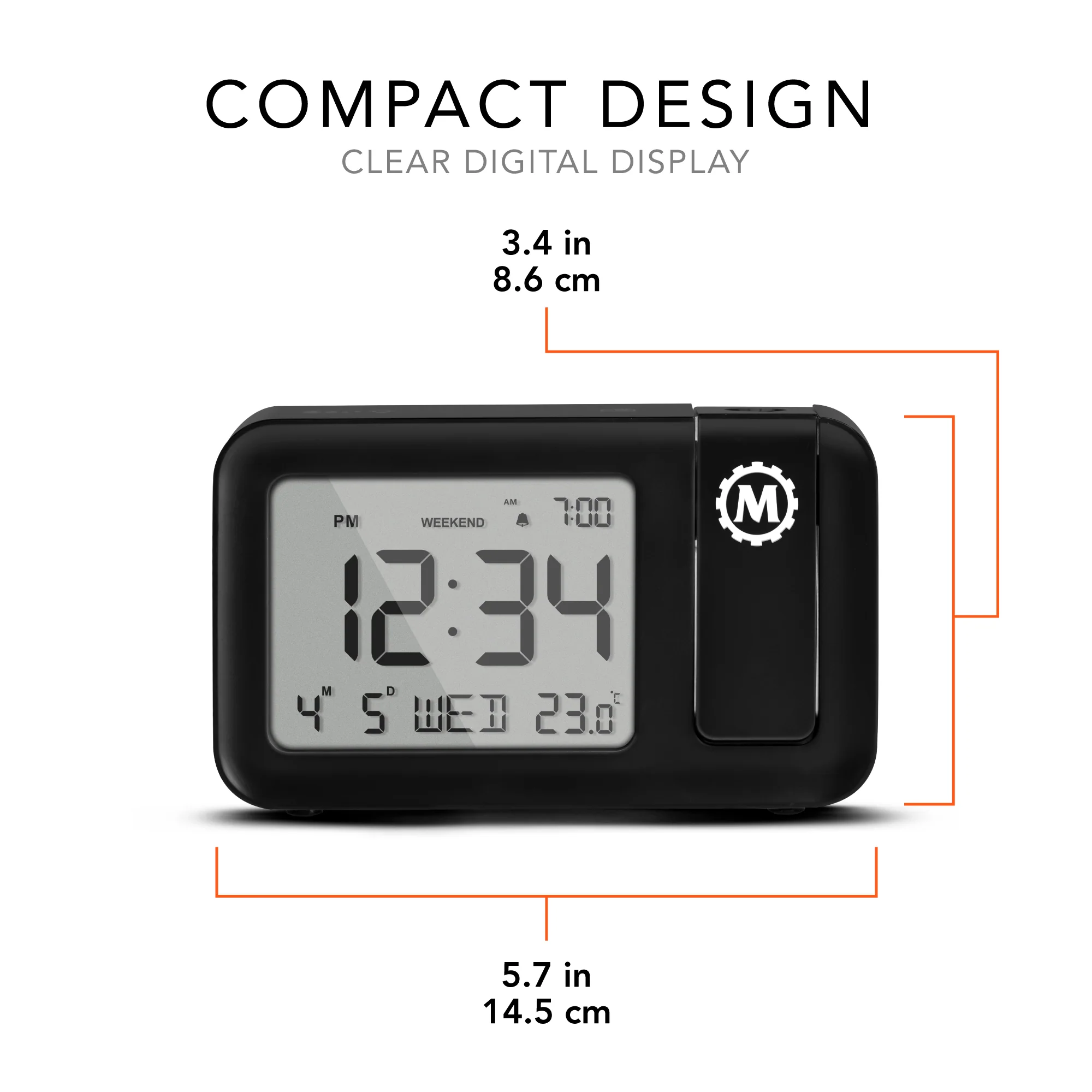 Projection Clock with Large Display and Backlight - Image 10