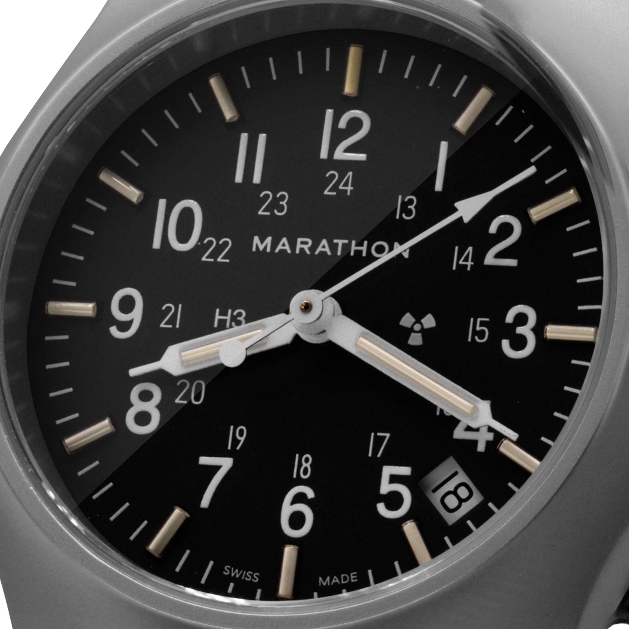 36mm Officer's Quartz w/ Date (GPQ-D) on Nylon DEFSTAN - Image 3