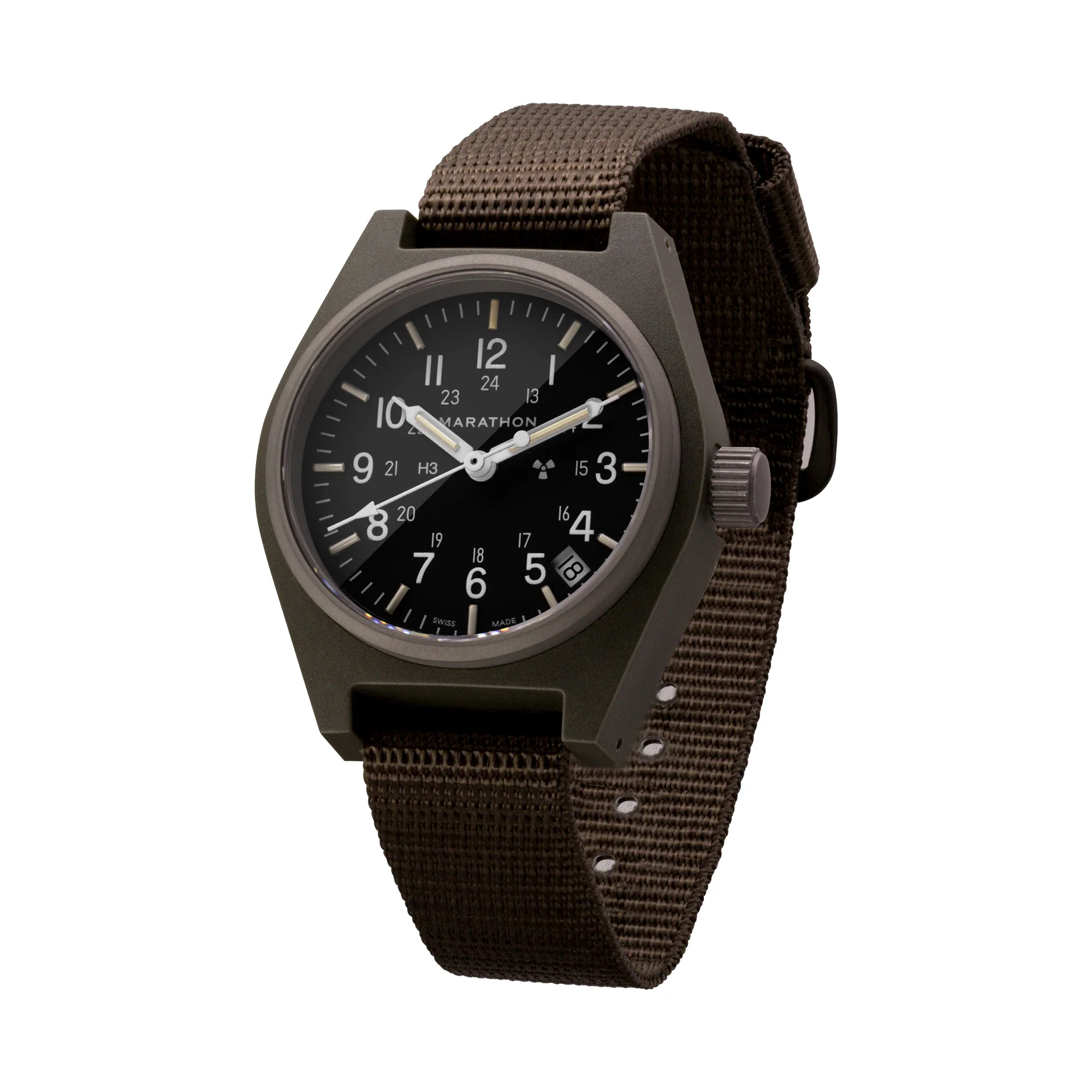 34mm Sage Green General Purpose Quartz with Date (GPQ-D) - Image 4