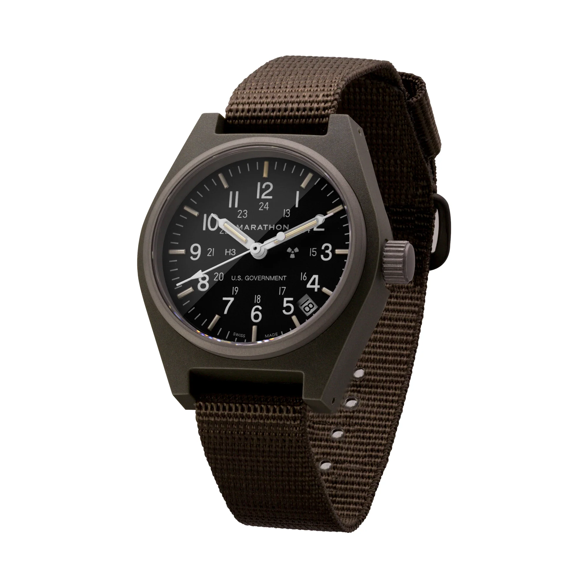 34mm Sage Green General Purpose Quartz with Date (GPQ-D) - Image 6